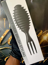 Load image into Gallery viewer, 2-N-1 Curly Hair Detangler Styling Brush With Parting Comb