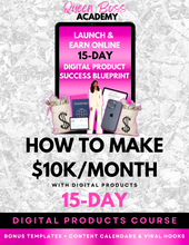 Load image into Gallery viewer, 15 Day Digital Products Success Blueprint