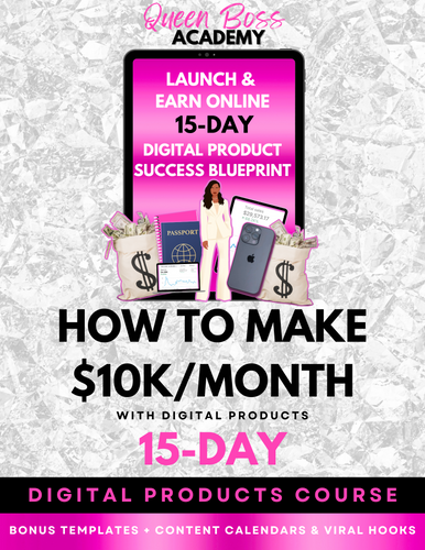 15 Day Digital Products Success Blueprint