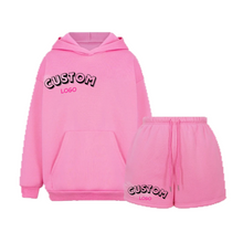 Load image into Gallery viewer, Wholesale Casual Hoodie Short Tracksuit