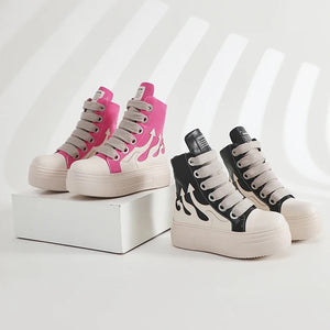 Baddie Hightop Platform Sneakers