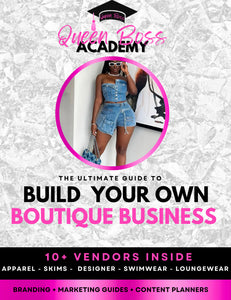The Ultimate Guide To Building Your Own Boutique Business (Vendors List | Branding & Marketing Guides | Content Planners & More
