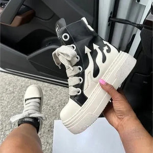 Baddie Hightop Platform Sneakers