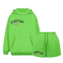 Load image into Gallery viewer, Wholesale Casual Hoodie Short Tracksuit