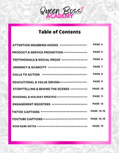 Load image into Gallery viewer, 100+ Magnetic Captions That Sell Marketing Ebook (Drive Sales Fast)