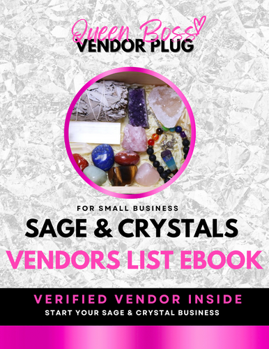 Sage & Crystal Vendor List