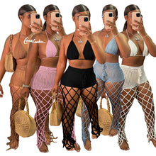 Load image into Gallery viewer, Wholesale 2 Piece Crochet Pants Set