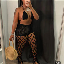 Load image into Gallery viewer, Wholesale 2 Piece Crochet Pants Set