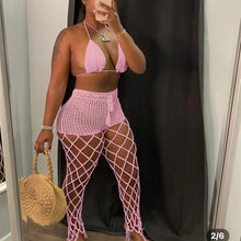 Load image into Gallery viewer, Wholesale 2 Piece Crochet Pants Set