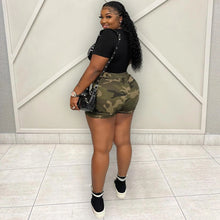 Load image into Gallery viewer, Wholesale Camo Irregular Skirt