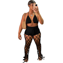 Load image into Gallery viewer, Wholesale 2 Piece Crochet Pants Set