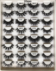 100pc Wholesale Silk Lashes