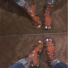 Load image into Gallery viewer, Snakeskin Sandals