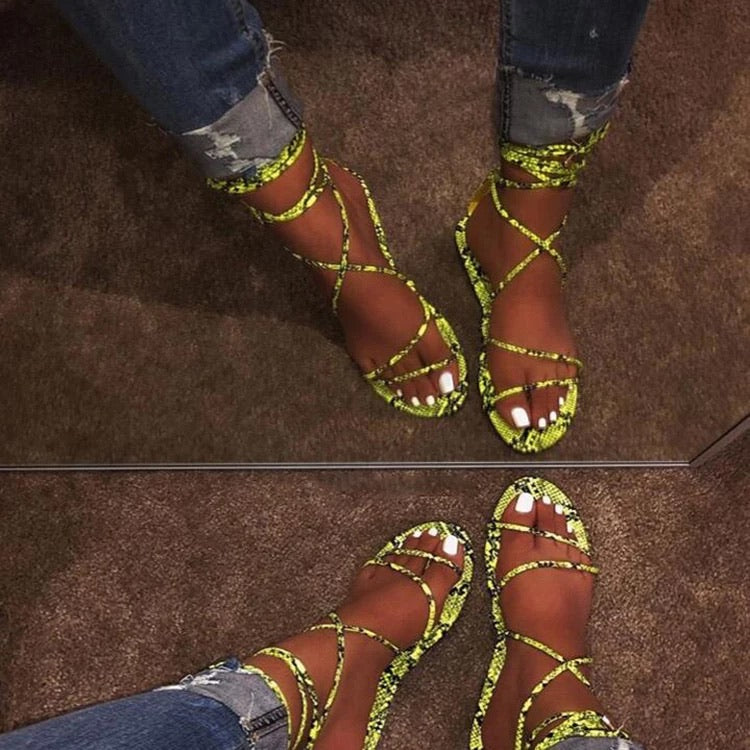 Snakeskin Sandals
