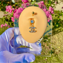 Load image into Gallery viewer, CC Diamond Bellybutton Ring