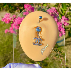 CC Diamond Bellybutton Ring