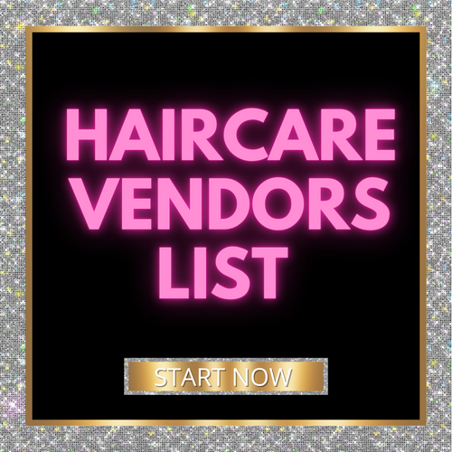 Haircare Vendors List (Instantly Emailed)