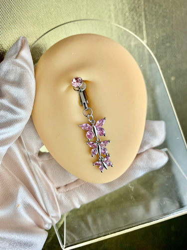 Butterfly Effect BellyRing Cuff