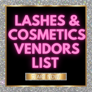 Mink Lash & Lip Cosmetics Vendors List (Instantly Emailed)