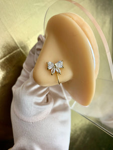 Big Butterfly Nose Cuff