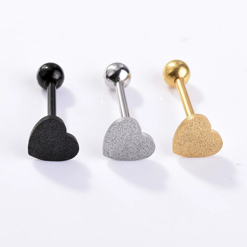 Cute Heart Tongue Rings