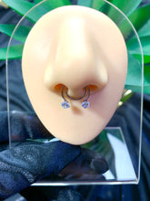 Load image into Gallery viewer, Diamond Septum Nose Ring Cuff