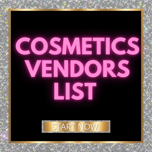 Cosmetics Vendors List (Instantly Emailed)