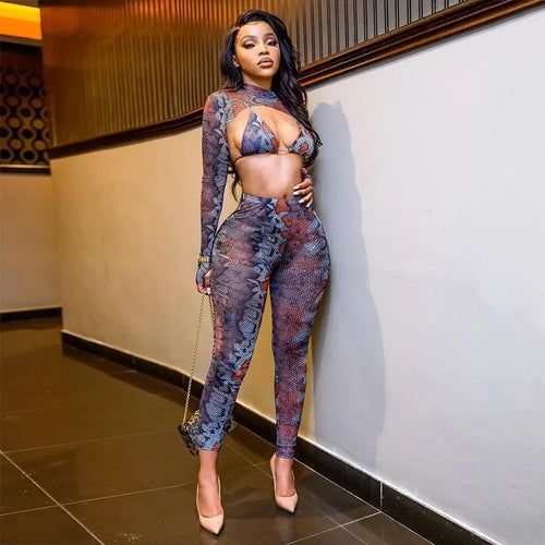 Sassy Slither 3pc Snakeskin Set